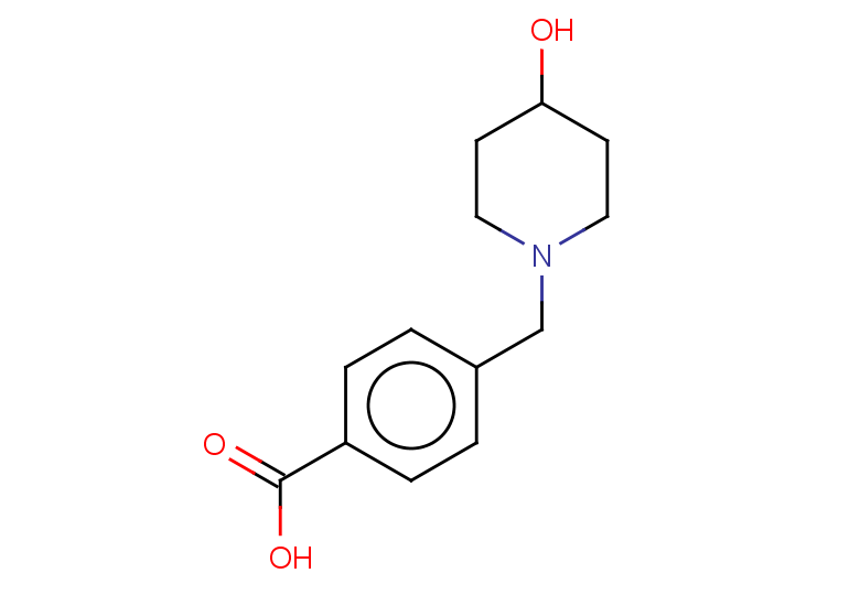 4-[(4-hydroxypiperidin-1-yl)methyl]benzoic acid