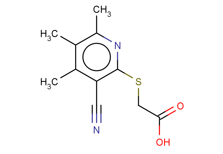 2-[(3-cyano-4,5,6-trimethylpyridin-2-yl)sulfanyl]acetic acid