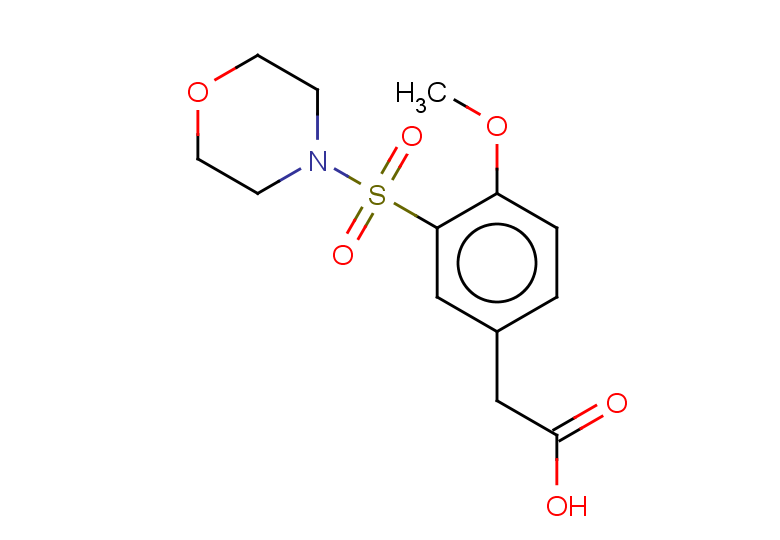 2-[4-methoxy-3-(morpholine-4-sulfonyl)phenyl]acetic acid
