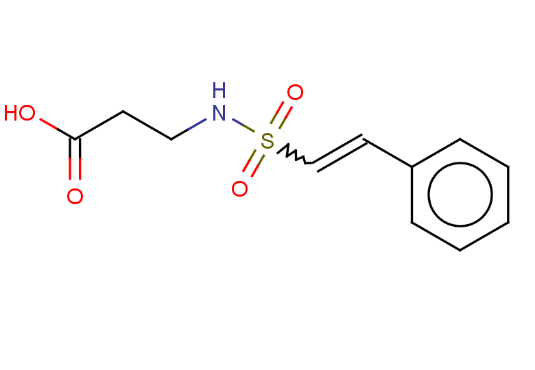 3-(2-phenylethenesulfonamido)propanoic acid