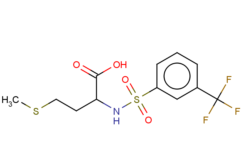 4-(methylsulfanyl)-2-[3-(trifluoromethyl)benzenesulfonamido]butanoic acid