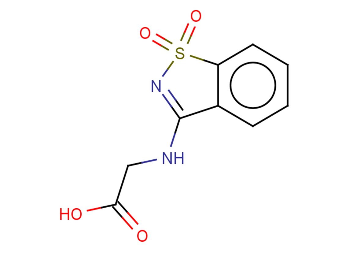 2-[(1,1-dioxo-1,2-benzothiazol-3-yl)amino]acetic acid
