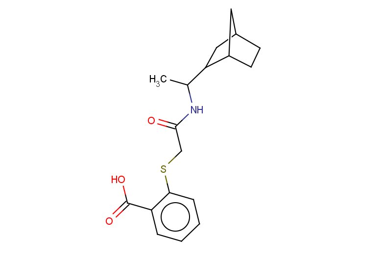 2-({[(1-{bicyclo[2.2.1]heptan-2-yl}ethyl)carbamoyl]methyl}sulfanyl)benzoic acid