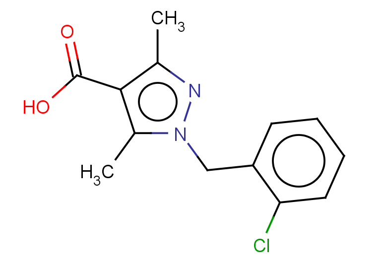 1-[(2-chlorophenyl)methyl]-3,5-dimethyl-1H-pyrazole-4-carboxylic acid
