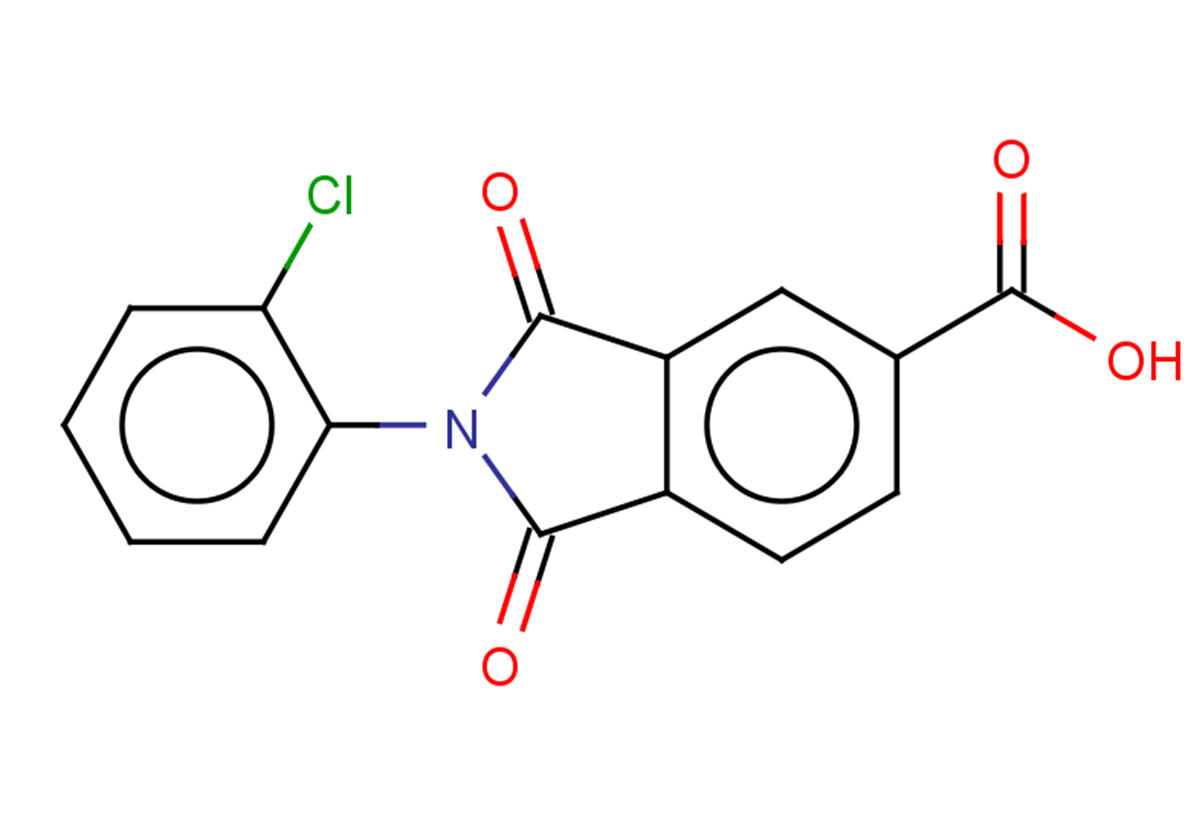 2-(2-chlorophenyl)-1,3-dioxo-2,3-dihydro-1H-isoindole-5-carboxylic acid