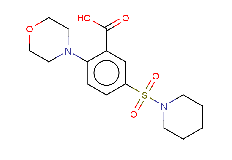 2-(morpholin-4-yl)-5-(piperidine-1-sulfonyl)benzoic acid