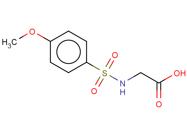 2-(4-methoxybenzenesulfonamido)acetic acid