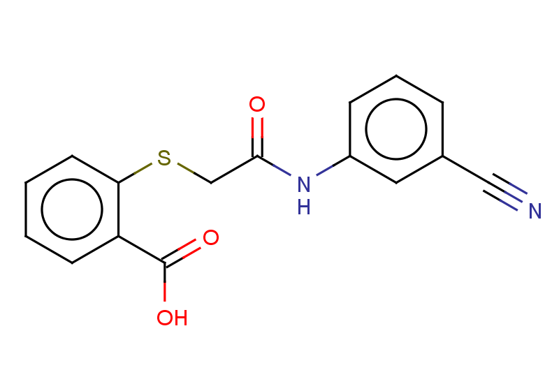 2-({[(3-cyanophenyl)carbamoyl]methyl}sulfanyl)benzoic acid