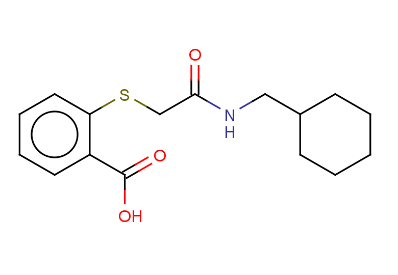 2-({[(cyclohexylmethyl)carbamoyl]methyl}sulfanyl)benzoic acid