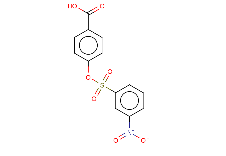 4-[(3-nitrobenzenesulfonyl)oxy]benzoic acid