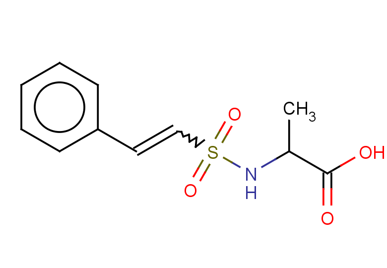 2-(2-phenylethenesulfonamido)propanoic acid