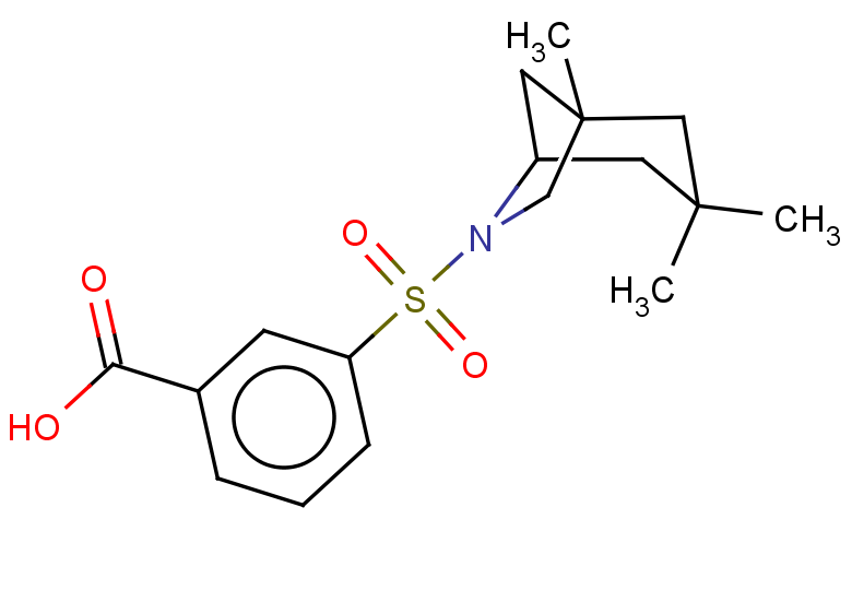 3-({1,3,3-trimethyl-6-azabicyclo[3.2.1]octan-6-yl}sulfonyl)benzoic acid