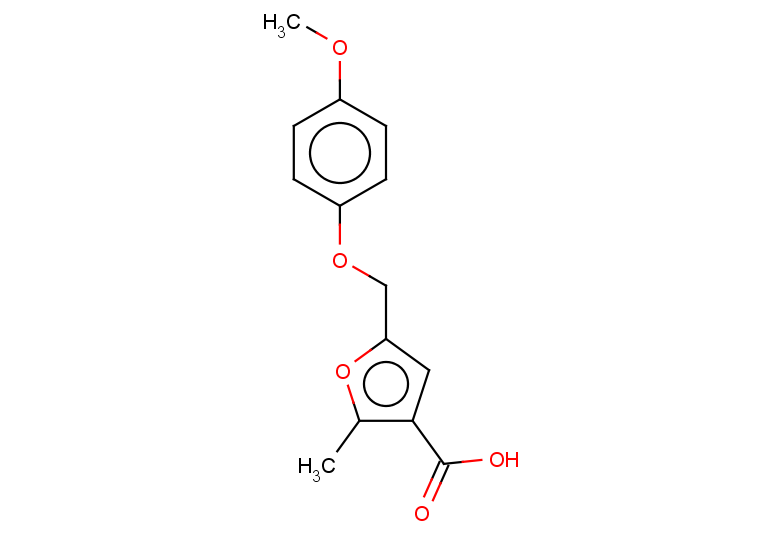 5-(4-methoxyphenoxymethyl)-2-methylfuran-3-carboxylic acid