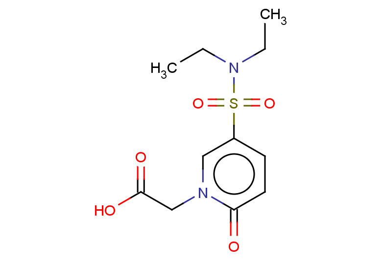 2-[5-(diethylsulfamoyl)-2-oxo-1,2-dihydropyridin-1-yl]acetic acid