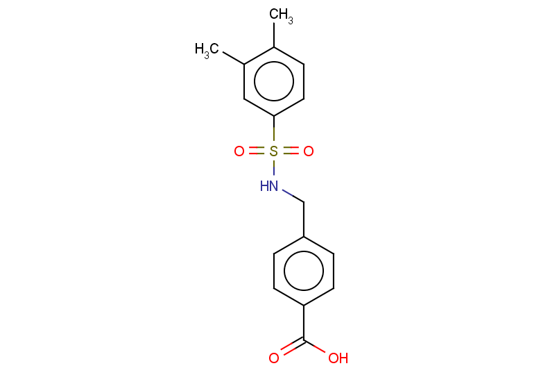 4-(3,4-dimethylbenzenesulfonamidomethyl)benzoic acid