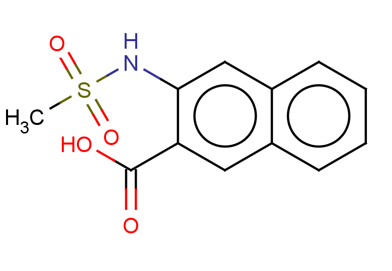 3-methanesulfonamidonaphthalene-2-carboxylic acid