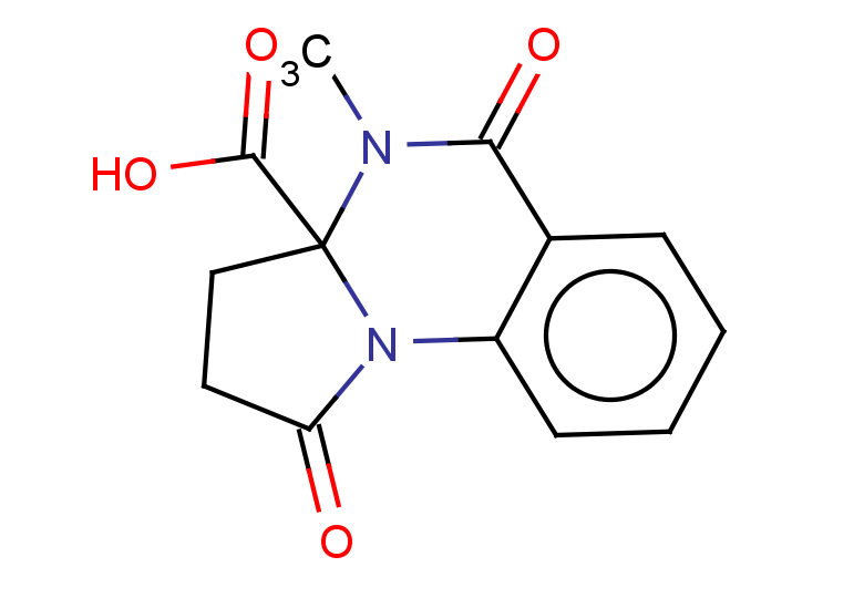4-methyl-1,5-dioxo-1H,2H,3H,3aH,4H,5H-pyrrolo[1,2-a]quinazoline-3a-carboxylic acid