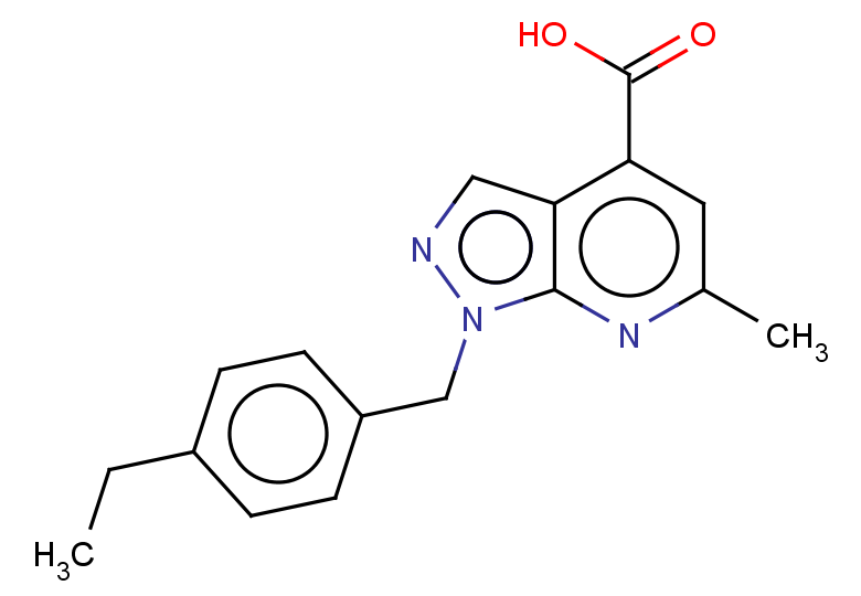 1-[(4-ethylphenyl)methyl]-6-methyl-1H-pyrazolo[3,4-b]pyridine-4-carboxylic acid