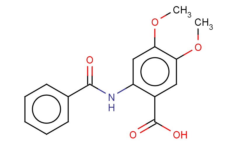 2-benzamido-4,5-dimethoxybenzoic acid