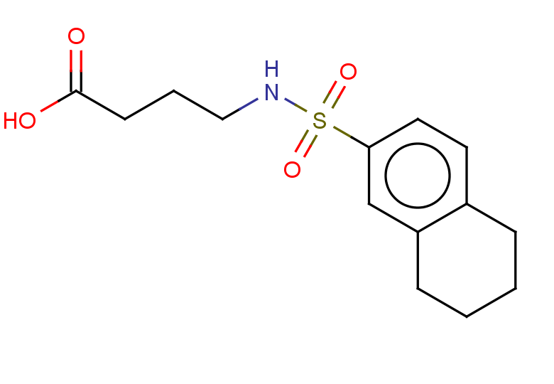 4-(5,6,7,8-tetrahydronaphthalene-2-sulfonamido)butanoic acid