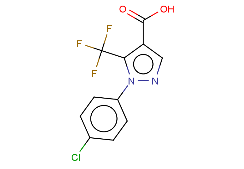 1-(4-chlorophenyl)-5-(trifluoromethyl)-1H-pyrazole-4-carboxylic acid