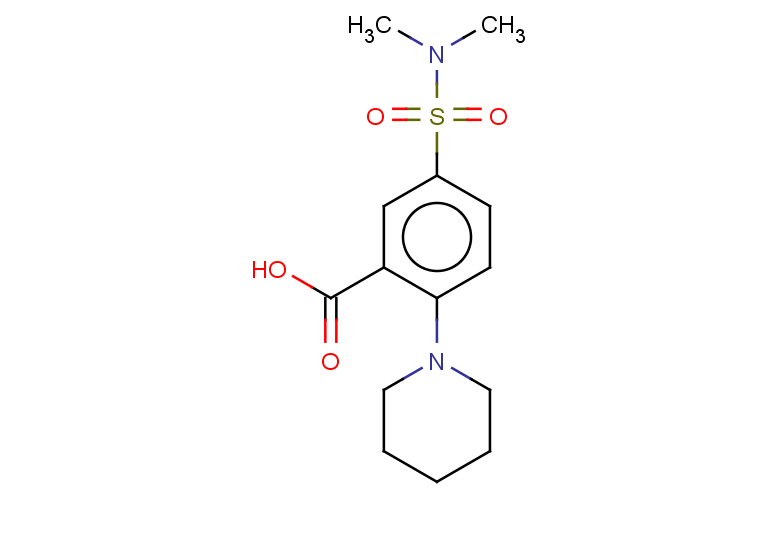 5-(dimethylsulfamoyl)-2-(piperidin-1-yl)benzoic acid