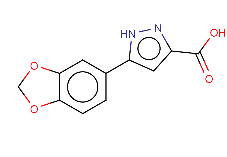 5-(1,3-dioxaindan-5-yl)-1H-pyrazole-3-carboxylic acid
