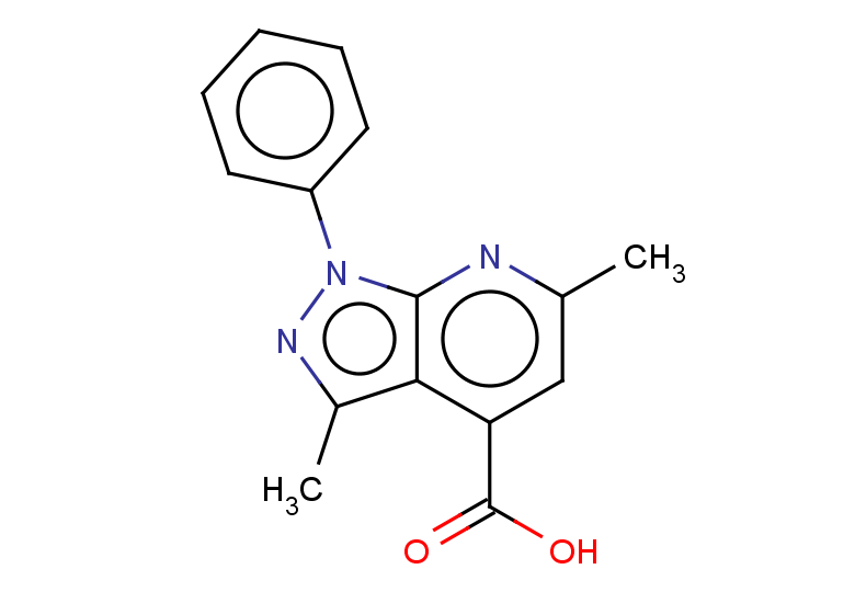 3,6-dimethyl-1-phenyl-1H-pyrazolo[3,4-b]pyridine-4-carboxylic acid