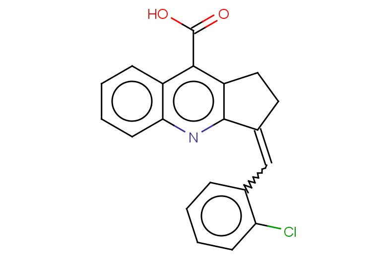 3-[(2-chlorophenyl)methylidene]-1H,2H,3H-cyclopenta[b]quinoline-9-carboxylic acid