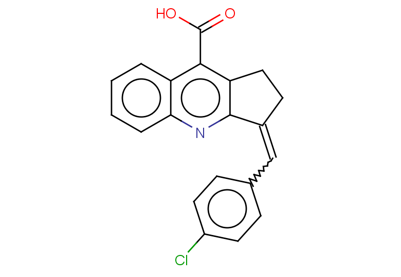 3-[(4-chlorophenyl)methylidene]-1H,2H,3H-cyclopenta[b]quinoline-9-carboxylic acid