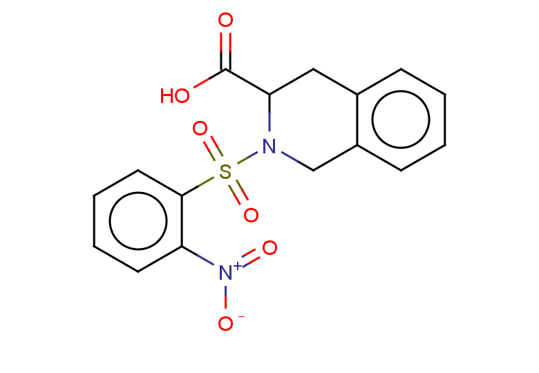 2-(2-nitrobenzenesulfonyl)-1,2,3,4-tetrahydroisoquinoline-3-carboxylic acid
