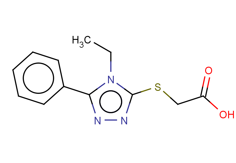 2-[(4-ethyl-5-phenyl-4H-1,2,4-triazol-3-yl)sulfanyl]acetic acid