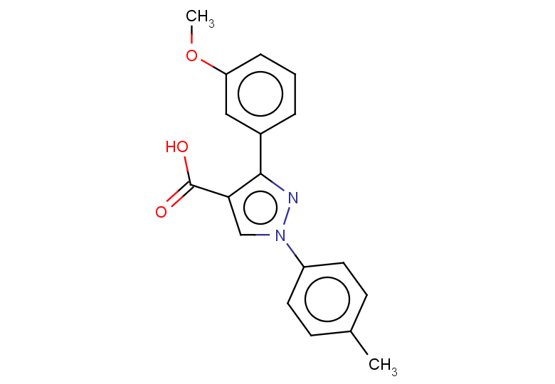 3-(3-methoxyphenyl)-1-(4-methylphenyl)-1H-pyrazole-4-carboxylic acid