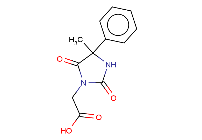 2-(4-methyl-2,5-dioxo-4-phenylimidazolidin-1-yl)acetic acid