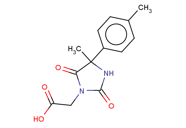 2-[4-methyl-4-(4-methylphenyl)-2,5-dioxoimidazolidin-1-yl]acetic acid