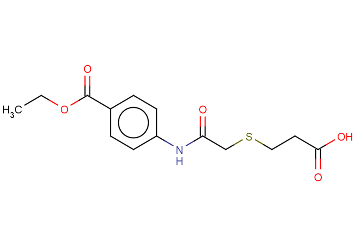 3-[({[4-(ethoxycarbonyl)phenyl]carbamoyl}methyl)sulfanyl]propanoic acid