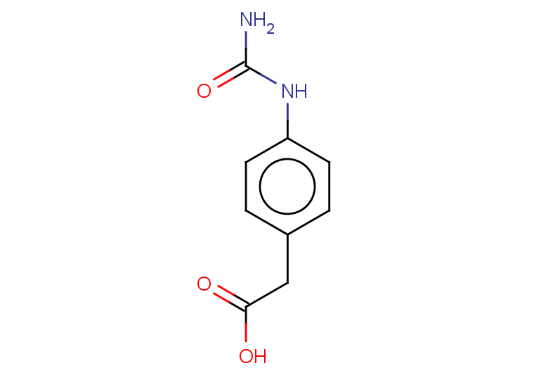 2-[4-(carbamoylamino)phenyl]acetic acid