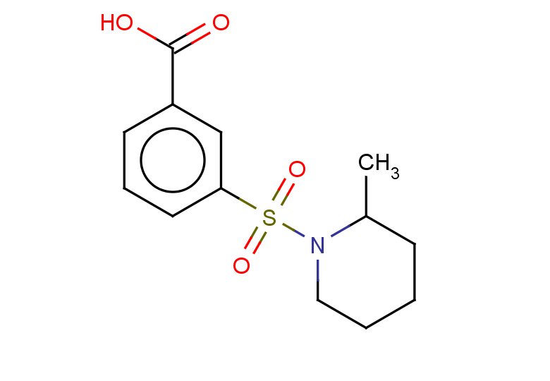 3-[(2-methylpiperidin-1-yl)sulfonyl]benzoic acid