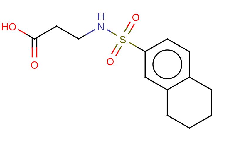 3-(5,6,7,8-tetrahydronaphthalene-2-sulfonamido)propanoic acid
