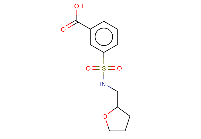 3-[(oxolan-2-ylmethyl)sulfamoyl]benzoic acid