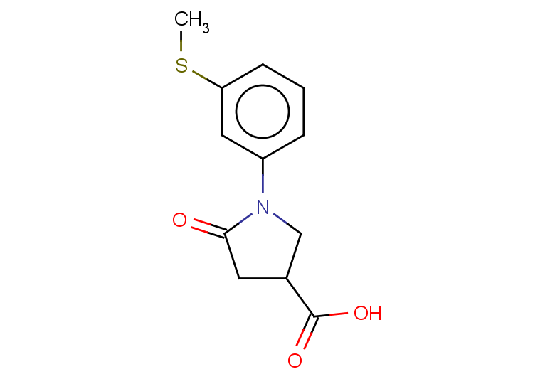 1-[3-(methylsulfanyl)phenyl]-5-oxopyrrolidine-3-carboxylic acid