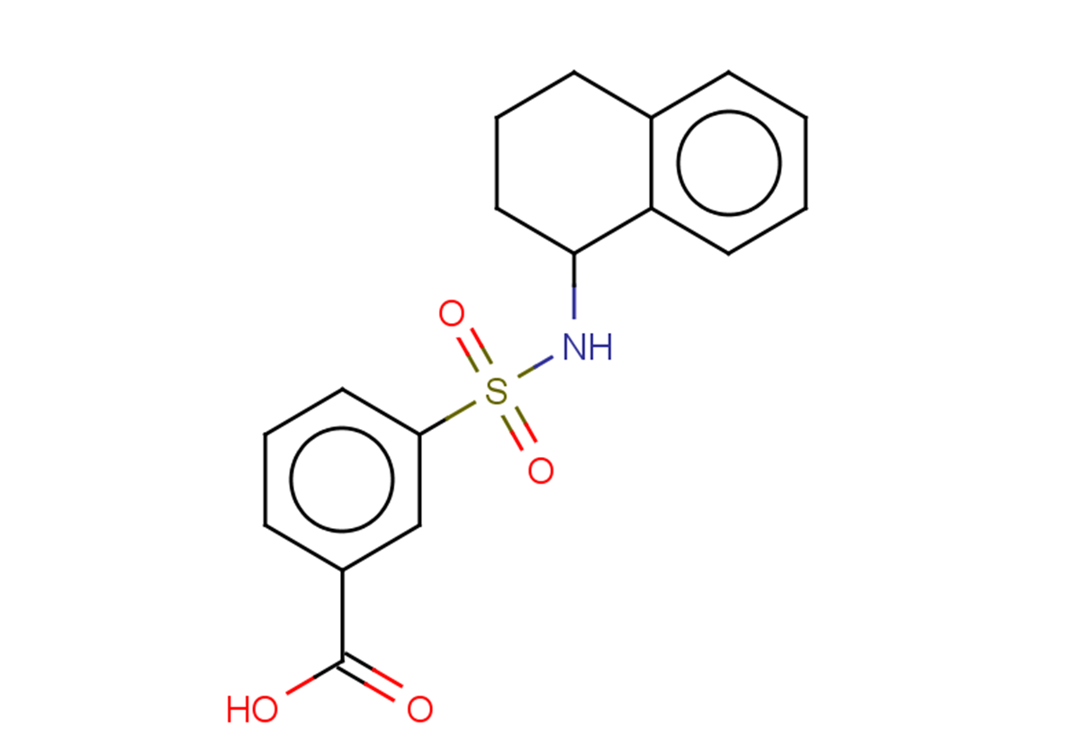 3-[(1,2,3,4-tetrahydronaphthalen-1-yl)sulfamoyl]benzoic acid