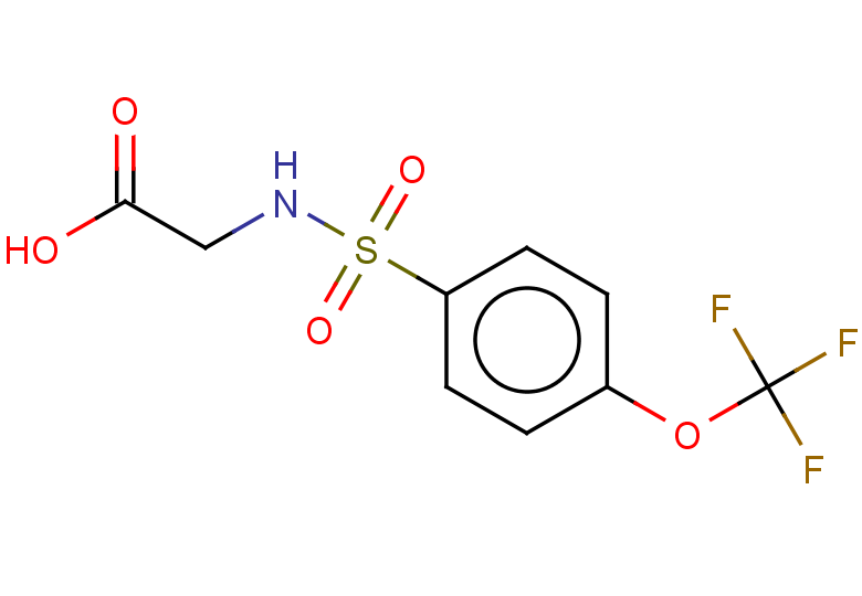 2-[4-(trifluoromethoxy)benzenesulfonamido]acetic acid