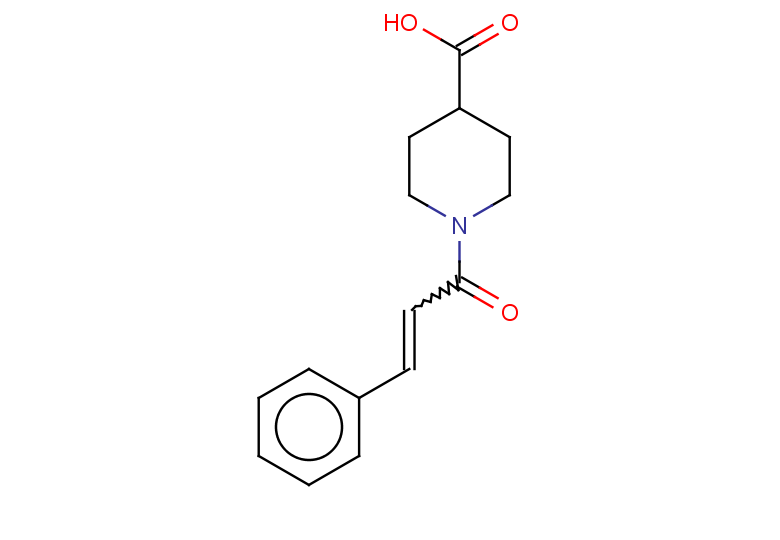 1-(3-phenylprop-2-enoyl)piperidine-4-carboxylic acid