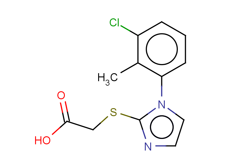 2-{[1-(3-chloro-2-methylphenyl)-1H-imidazol-2-yl]sulfanyl}acetic acid