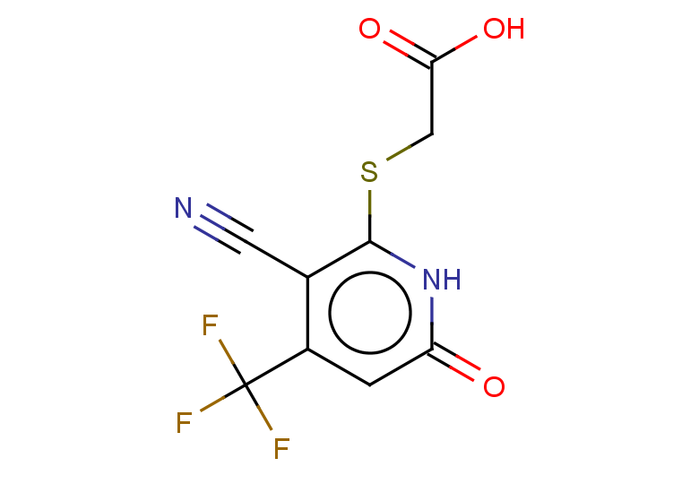 2-{[3-cyano-6-oxo-4-(trifluoromethyl)-1,6-dihydropyridin-2-yl]sulfanyl}acetic acid