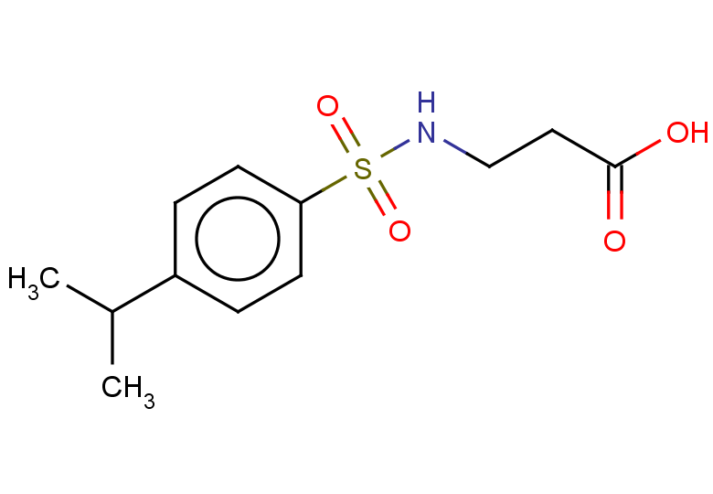3-[4-(propan-2-yl)benzenesulfonamido]propanoic acid