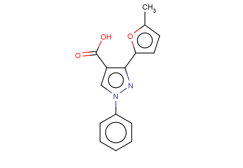 3-(5-methylfuran-2-yl)-1-phenyl-1H-pyrazole-4-carboxylic acid