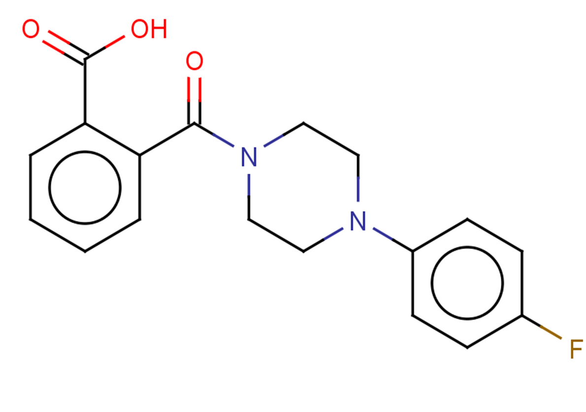 2-[4-(4-fluorophenyl)piperazine-1-carbonyl]benzoic acid