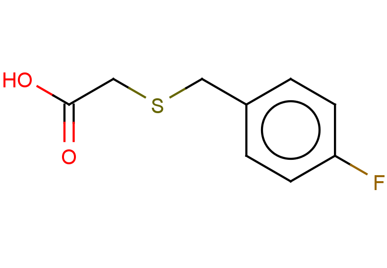 2-{[(4-fluorophenyl)methyl]sulfanyl}acetic acid